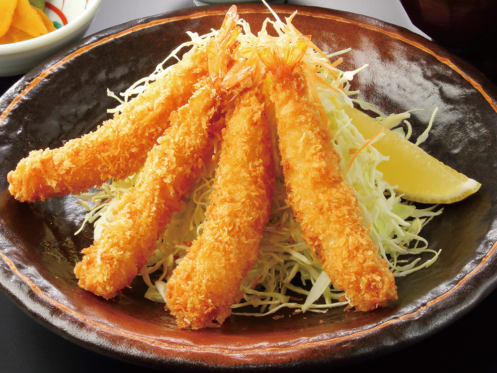 海老フライ定食