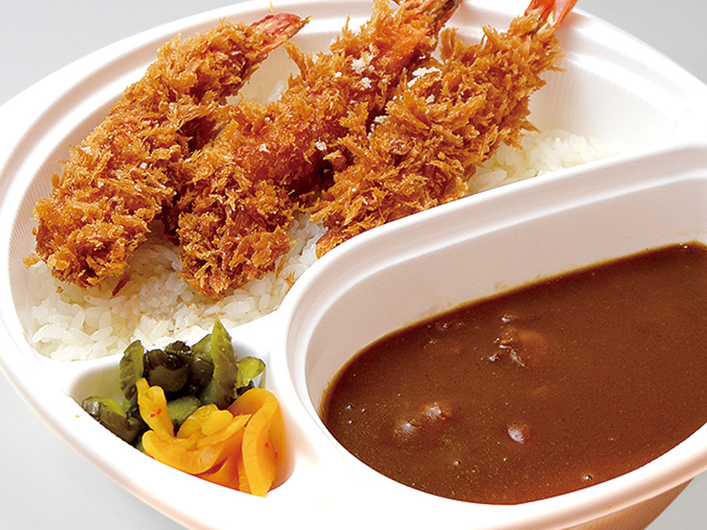 海老フライカレー