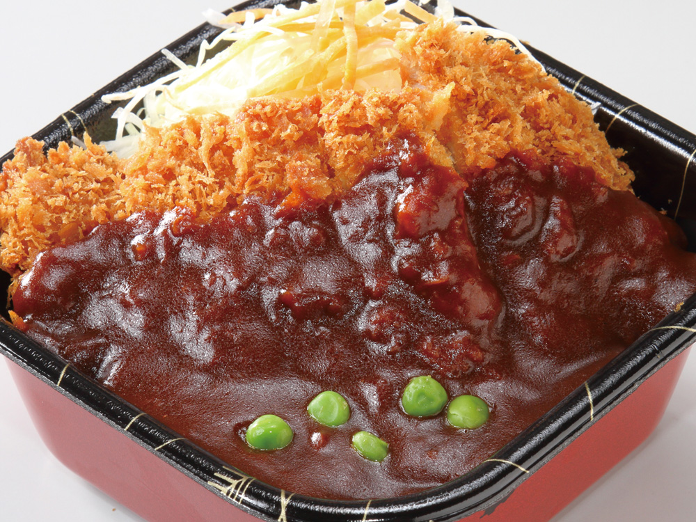 岡山ご当地グルメのデミカツ丼